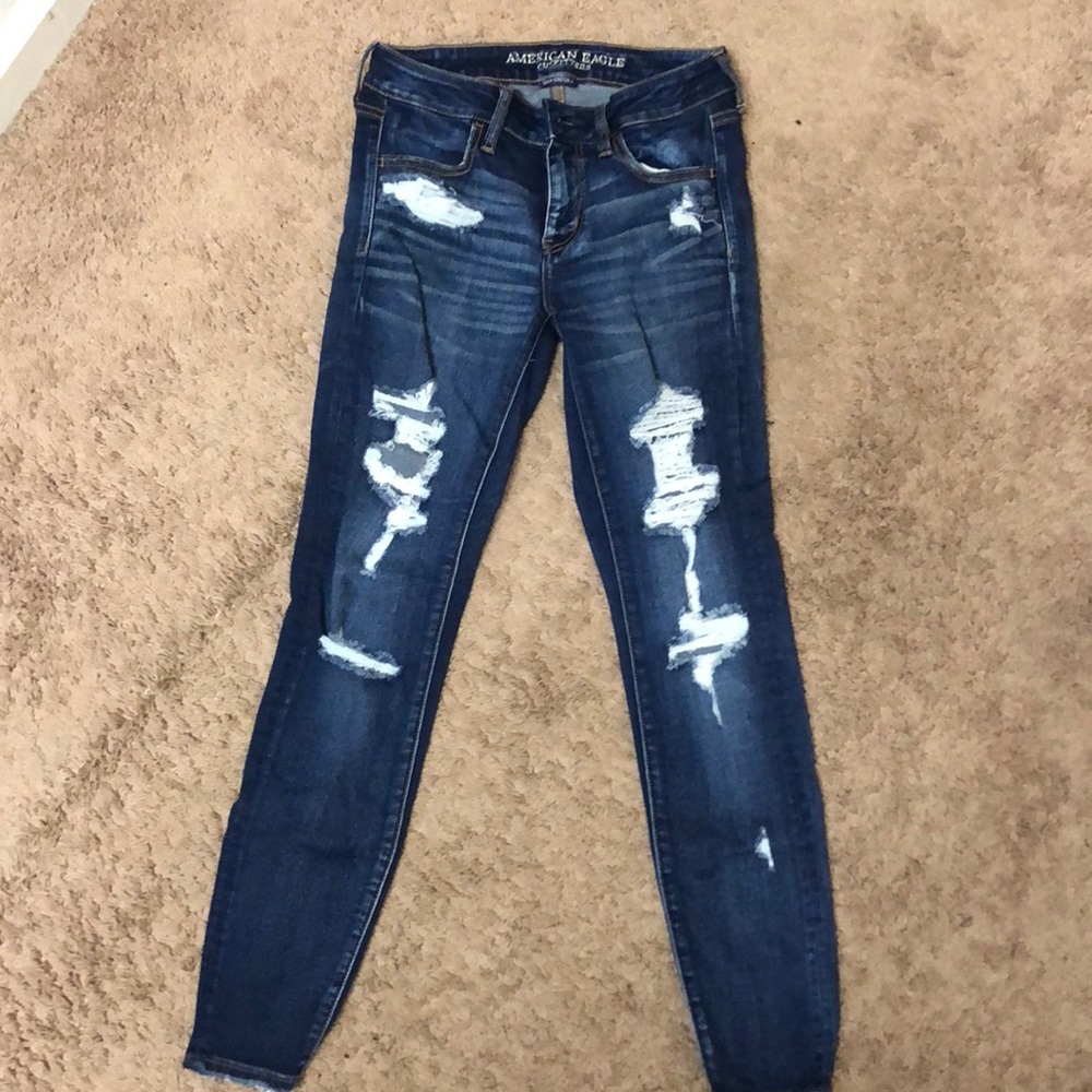 American eagle holey jegging